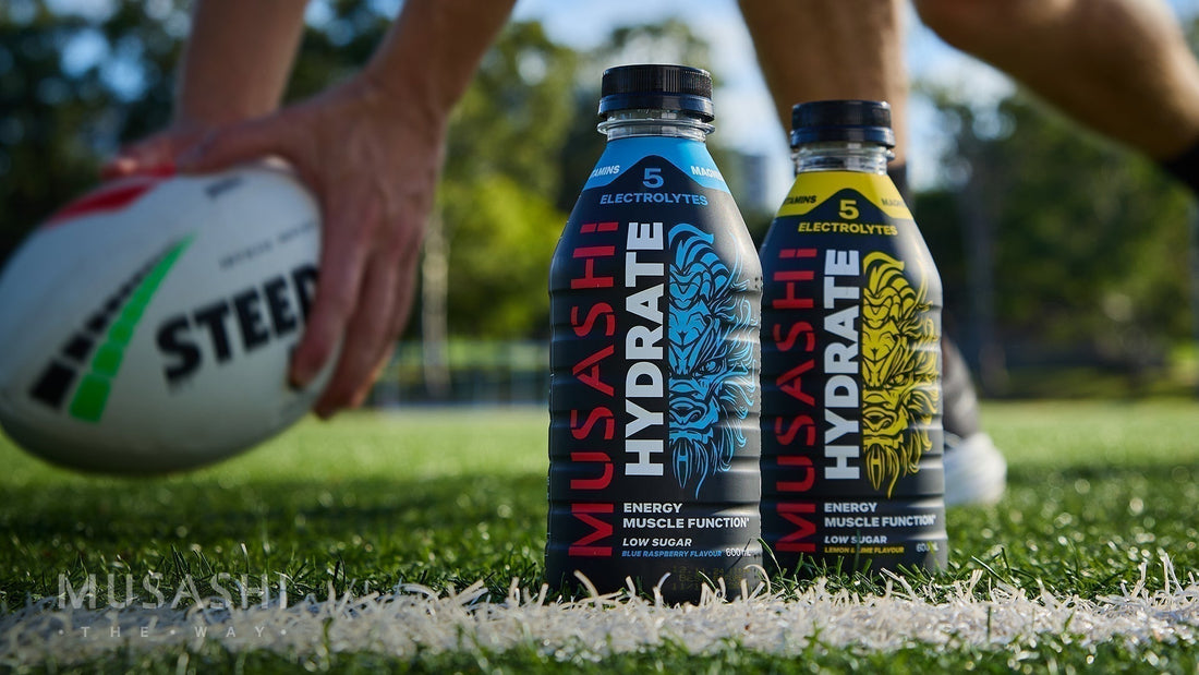 أساسيات مشروبات الترطيب: تحقيق أقصى مستويات الأداء مع Musashi Hydrate