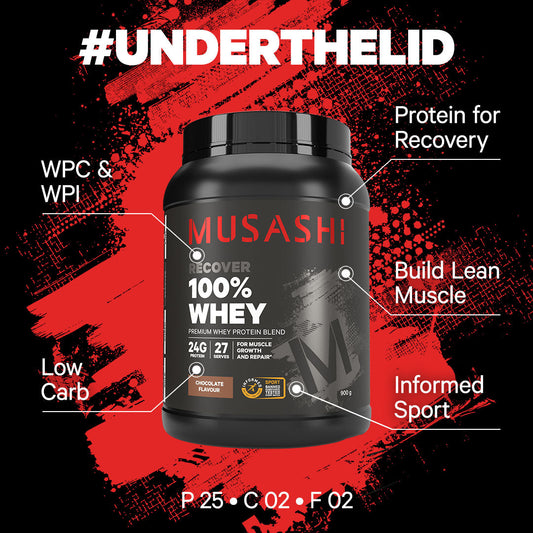 Musashi Protein Powder 100% Whey Protein Powder