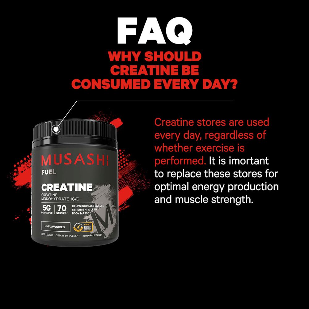 Musashi Supplements Creatine Monohydrate Powder 350g